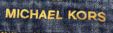 Load image into Gallery viewer, Michael Kors Womens Blue Denim Medium Wash Pockets Skinny Jeans Size 4