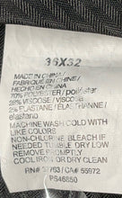 Load image into Gallery viewer, Perry Ellis Portfolio Mens Blue Slash Pockets Belt Loops Dress Pants Size 36x32