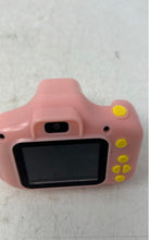 Load image into Gallery viewer, Pink And Yellow Children's Compact Digital Toy Camera With Neck Strap Untested
