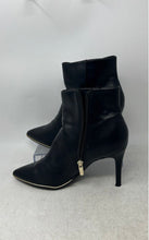 Load image into Gallery viewer, Marc Fisher Womens Dalla Black Leather Side Zipper Pointed Toe Ankle Boots Sz 8M