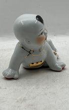 Load image into Gallery viewer, White Chinese Decorative Porcelain Crawling Baby Boy Statue Figurine