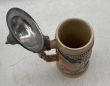 Load image into Gallery viewer, Ceramic Herz Ist Trumpf Lidded Mug Beer Stein 1693 Collectible Germany