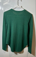 Load image into Gallery viewer, Banana Republic Womens Green Long Sleeve Crew Neck Pullover T-Shirt Size XS