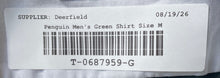 Load image into Gallery viewer, Original Penguin Mens Green Long Sleeve Collared Button-Up Shirt Size M
