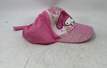Load image into Gallery viewer, Sanrio Girls Pink Floral Glitter Cotton My Melody Adjustable Baseball Cap
