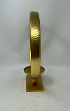 Load image into Gallery viewer, Vibhsa Golden Rectangular Base Ring Modern Decorative Candle Holder