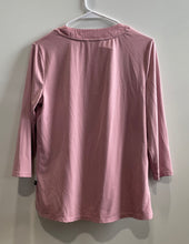Load image into Gallery viewer, Banana Republic Womens Rose Gold V-Neck 3/4 Sleeve Pullover Blouse Top Size XS