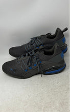 Load image into Gallery viewer, Puma Mens Axelion Spark Gray Blue Lace-Up Sneakers Shoes Size 12