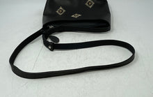Load image into Gallery viewer, Rolfs Womens Black Leather Beaded Embroidery Inner Pocket Crossbody Handbag