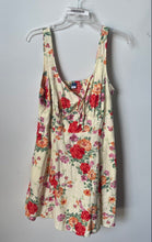 Load image into Gallery viewer, Old Navy Womens Multicolor Floral Print Sleeveless V-Neck Mini Dress Size L