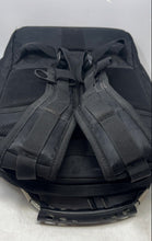 Load image into Gallery viewer, Level8 Mens Black Adjustable Strap Outer Pocket Zip-Around Lined Laptop Backpack