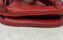 Load image into Gallery viewer, Rosetti Womens Red Pebbled Faux Leather Adjustable Strap Mini Backpack With Tag