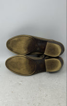 Load image into Gallery viewer, Lucky Brand Womens Brekke Gray Leather Side Zip Block Heel Ankle Booties Size 9M