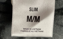 Load image into Gallery viewer, Express Mens Gray Cotton Short Sleeve Collared Slim-Fit Dress Shirt Sz M 15-15.5