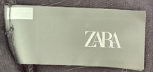 Load image into Gallery viewer, Zara Womens Black Long Sleeve Strapless Side Ruched Mini Dress Size M With Tag