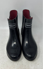 Load image into Gallery viewer, London Fog Mens Piccadilly Black Round Toe Flat Heel Pull-On Rain Boots Size 8