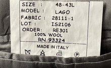 Load image into Gallery viewer, Adolfo Mens Lago Gray Wool 2-Piece Suit Blazer & Pants Set Size 48-43L