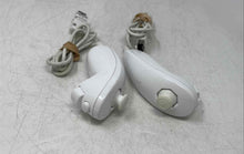 Load image into Gallery viewer, Nintendo Wii White Nunchuk Wired Controller Lot Of 2 Pieces Not Tested