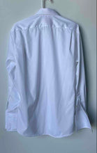 Load image into Gallery viewer, William Cheng & Son Mens White Long Sleeve Collared Dress Shirt Size 38