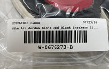 Load image into Gallery viewer, Nike Boys Air Jordan 1 Low 553560-067 Red Black Lace-Up Sneakers Shoes Size 6Y
