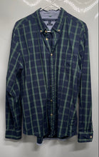 Load image into Gallery viewer, Tommy Hilfiger Mens Multicolor Plaid Long Sleeve Button-Up Shirt Size Large