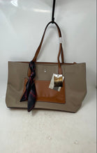 Load image into Gallery viewer, London Fog Womens Brown Beige Double Handle Shoulder Tote Bag With Tag