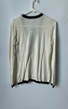Load image into Gallery viewer, Lilly Pulitzer Womens Beige Black Long Sleeve Cardigan Sweater Size S With Tag