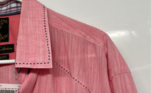 Load image into Gallery viewer, Absolute Rebellion Mens Pale Red Slim Fit Long Sleeve Button-Up Shirt Size XXL