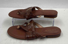 Load image into Gallery viewer, Authentic Lauren Ralph Lauren Womens Rosalind LTR Brown Thong Sandals Size 6B
