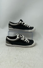 Load image into Gallery viewer, Coach Womens Francesca A5012 Black White Monogram Lace-Up Sneaker Shoes Sz 6.5 B