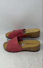 Load image into Gallery viewer, A. Giannetti Womens Pink Suede Open Toe Slip-On Slide Sandals Size 8.5