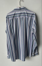 Load image into Gallery viewer, Report Collection Mens Multicolor Striped Cotton Button-Up Shirt Size L/G