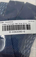 Load image into Gallery viewer, Tommy Hilfiger Mens Blue Printed Adjustable Formal Designer Tie