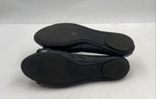 Load image into Gallery viewer, Authentic Tory Burch Womens Eloise Black Leather Slip-On Ballet Flats Size 8.5