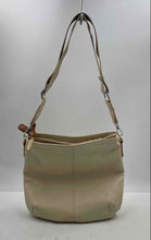 Load image into Gallery viewer, Authentic Valentina Womens Beige Cream Genuine Leather Shoulder Bag