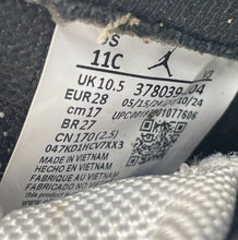 Load image into Gallery viewer, Authentic Nike Kids Air Jordan 11 378039-104 White Blue Sneakers Shoes Size 11C