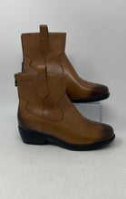 Load image into Gallery viewer, Propet Womens Maisie WFX235L Brown Leather Back Zip Ankle Booties Size 8 M