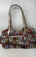 Load image into Gallery viewer, Nicole By Nicole Miller Womens Multicolor Printed Double Handle Shoulder Bag