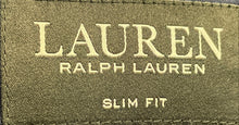 Load image into Gallery viewer, Lauren Ralph Lauren Mens Blue Wool Long Sleeve Slim Fit Two-Button Blazer Sz 38R