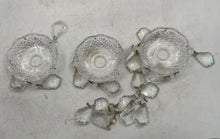 Load image into Gallery viewer, Home Decor Collectible Crystal Clear Gold-Tone Engraved Candelabra