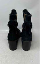 Load image into Gallery viewer, UGG Womens Black Round Toe Zipper Block Ankle Boots Size 9.5