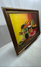Load image into Gallery viewer, Wall Hanging Home Decorative Framed Tropical Fruit Basket Art Painting