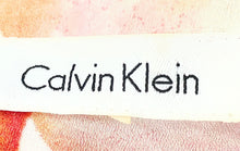 Load image into Gallery viewer, Calvin Klein Womens Multicolor Floral Long Sleeve Henley Neck Blouse Top No Size