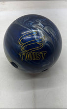 Load image into Gallery viewer, Brunswick Twist Blue Swirl USBC Sporting Equipment Bowling Ball In Carrying Bag