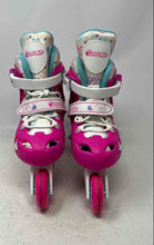 Load image into Gallery viewer, Chicago Skates Kids White Pink Adjustable Training Inline Skates Size 1-4
