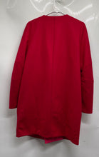 Load image into Gallery viewer, Lacoste Womens Red Long Sleeve Button Front Double-Breasted Pea Coat Size 38