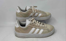 Load image into Gallery viewer, Adidas Womens Grand Court Alpha Beige White Low Top Lace-Up Sneaker Shoes Size 9