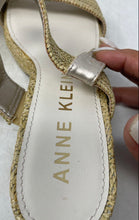 Load image into Gallery viewer, Anne Klein Womens Padrino Beige Open Toe Block Heel Slingback Sandals Size 9M
