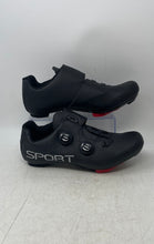 Load image into Gallery viewer, LXSO Mens Black 3 Bolt Adjustable Boa Dial Sport Cycling Shoes Size EUR 44