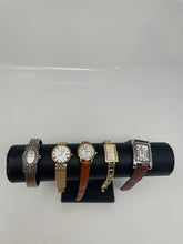 Load image into Gallery viewer, Guess, Timex, Ted Lapidus Women's Silver Tone/Gold Tone Watches (5 Pcs)